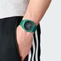 Adidas Unisex Uhr PROJECT TWO GRFX Kunststoff gr�n AOST24552