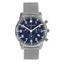 Aristo Herren Messerschmitt Uhr Fliegeruhr Chronograph ME-4544P-M Edelstahl 