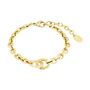 s.Oliver Jewel Damen Armband Armkette Edelstahl IP Gold 2038854