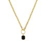 s.Oliver Jewel Damen Kette Halskette Edelstahl IP Gold 2038858