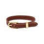 Fossil Damen Armband Edelstahl gold Leder braun JF04368710 