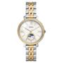 Fossil Damen Uhr Armbanduhr Edelstahl Bicolor ES5166 JACQUELINE