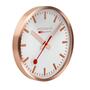 Mondaine Wanduhr A995.CLOCK.17SBK ros�goldene Bahnhofsuhr 40 cm Aluminium