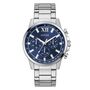 Guess Herren Uhr Armbanduhr GD WALKER GW0900G4 Edelstahl silber