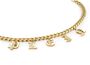 Philipp Plein Damen Kette Halskette Edelstahl IP Gold LETTERING PJ1AA20NU