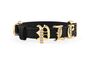 Philipp Plein Damen Armband Edelstahl IP Gold Leder LETTERING PJ1AA22BU