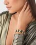 Philipp Plein Damen Armband Edelstahl IP Gold Leder LETTERING PJ1AA22BU