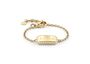 Philipp Plein Damen Armband Armkette Edelstahl IP Gold PLEIN TAG PJQEA09BU