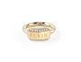 Philipp Plein Damen Ring Edelstahl IP Gold PLEIN TAG PJQEA06R