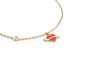 Philipp Plein Damen Kette Halskette Edelstahl IP Gold PLEIN VALENTINE PJFEA16NU