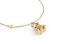 Philipp Plein Damen Kette Halskette Edelstahl IP Gold PLEIN VALENTINE PJFEA19NU