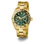 Guess Herren Uhr Armbanduhr Letterman GW0904G2 Edelstahl gold