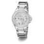 Guess Damen Uhr Armbanduhr Envy GW0878L1 Edelstahl silber