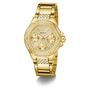 Guess Damen Uhr Armbanduhr Envy GW0878L2 Edelstahl gold