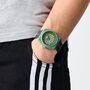 Adidas Unisex Uhr PROJECT TWO Kunststoff gr�n schwarz AOST25036