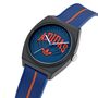 Adidas Unisex Uhr PROJECT TWO Kunststoff schwarz blau AOST25037