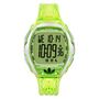 Adidas Unisex Uhr DIGITAL Athletics One Kunststoff gr�n transparent AOFH25005