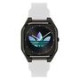 Adidas Unisex Uhr City Tech Silikon weiss AOFH25010