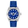Adidas Herren Uhr Edelstahl Silikon blau AOSY25020