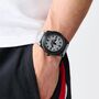 Adidas Herren Uhr Edelstahl Silikon schwarz AOSY25023