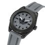 Adidas Herren Uhr Edelstahl Silikon schwarz AOSY25023