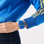 Adidas Unisex Uhr DIGITAL Silikon blau AOST25030