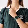 Adidas Unisex Uhr DIGITAL Silikon gr�n AOST25032