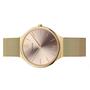 Bering Damen Uhr Armbanduhr Ultra-Slim Gold - 18434-336 Edelstahl