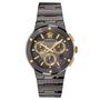Versace Herren Uhr Armbanduhr Chronograph GRECA LOGO VEZ900521 Edelstahl