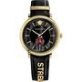 Versace Herren Uhr Armbanduhr V-Circle VBQ050017 Leder