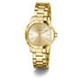 Guess Damen Uhr Armbanduhr MIST GW0948L2 Edelstahl gold