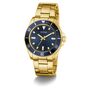 Guess Herren Uhr Armbanduhr CLIFF GW0968G2 Edelstahl gold