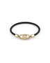 Philipp Plein Herren Armband Edelstahl gold Leder PLEIN EDGE PJPEA25BS