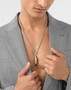Philipp Plein Herren Kette Halskette Edelstahl bicolor PLEIN BULLET PJGGA01NU