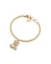 Philipp Plein Damen Armband Armkette Edelstahl IP Gold PLEIN VALENTINE PJHGA14BU