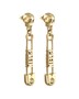 Philipp Plein Damen Ohrringe Edelstahl IP Gold PLEIN SAFETY PIN PJKGA03EU