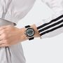 Adidas Unisex Uhr EXPRESSION THREE DIGITALSilikon schwarz AOFH25507