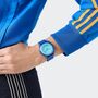 Adidas Unisex Uhr PROJECT FOUR SOLAR Kunststoff blau AOST25528