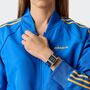 Adidas Unisex DIGITAL Uhr RETRO POP THREE Silikon blau AOST25533