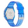 Adidas Unisex Uhr DIGITAL TWO CRYSTAL Silikon blau AOST25537
