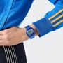 Adidas Unisex Uhr DIGITAL TWO CRYSTAL Silikon blau AOST25537