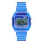 Adidas Unisex Uhr DIGITAL TWO CRYSTAL Silikon blau AOST25537