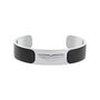 ASTON MARTIN Herren Armband Armreif Edelstahl silber Carbon AML ICON MJRTF5BL0