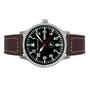Aristo Herren Messerschmitt Uhr Fliegeruhr ME-6332-DD2 Leder