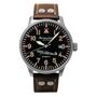 Aristo Herren Messerschmitt Uhr Fliegeruhr Automatik BF109E-3-A Leder