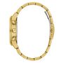 Guess Herren Uhr Armbanduhr PARKER GW1006G2 Edelstahl gold