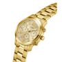 Guess Herren Uhr Armbanduhr PARKER GW1006G2 Edelstahl gold