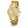 Guess Herren Uhr Armbanduhr PARKER GW1006G2 Edelstahl gold