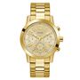 Guess Herren Uhr Armbanduhr PARKER GW1006G2 Edelstahl gold