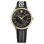 Versace Herren Uhr Armbanduhr V-Circle VE5A01921 Leder